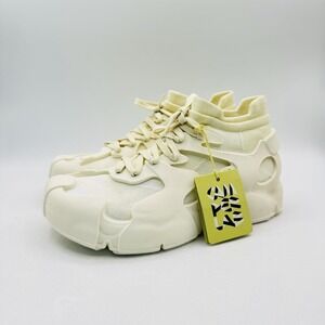 Camper Lab Tossu Sock Boots Women's Size 7.5 EU 38 Optic White